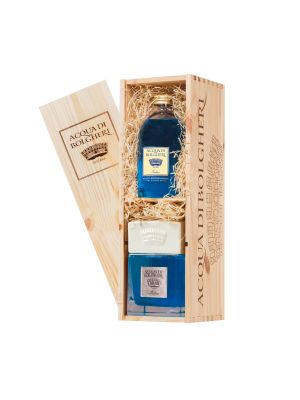 BAULETTO REGALO GRANDE CON DIFFUSORE AMBIENTE 200 ML + RICARICA DIFFUSORE (COMPONIBILE)